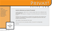 Desktop Screenshot of privatseite.com