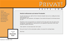 Tablet Screenshot of privatseite.com